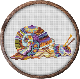 Borduurpakket Mandala Slak - 296 - Awesome Pattern Studio