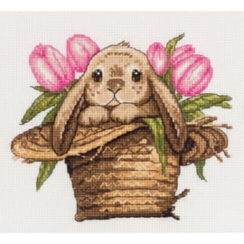 Borduurpakket Bunny In A Hat - PANNA