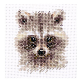 ANIMAL PORTRAITS. RACCOON S0-208 - ALISA