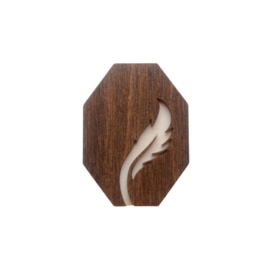 Houten Naaldendoosje Veer