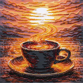 AMB144 KRALEN BORDUURPAKKET Fragrant Coffee - Geurende Koffie