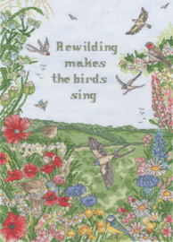 Borduurpakket Amanda Loverseed - Rewild And Sing - Bothy Threads