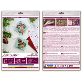 ABT029 KRALEN BORDUURPAKKET Decoratie Hanger - Christmas mood