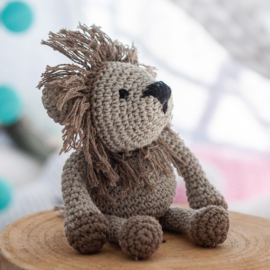 Lion LEROY - eco barbante - Amigurumi (complete set inclusief haaknaald)