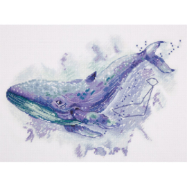 Borduurpakket Whale Constellation  - PANNA