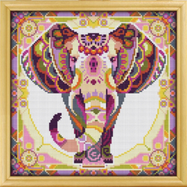 Borduurpakket Mandala Olifant - 111-1 - Awesome Pattern Studio