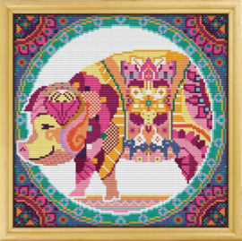 Borduurpakket Mandala Varken - 445-1 - Awesome Pattern Studio