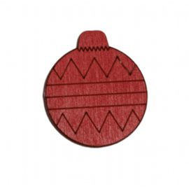 NEEDLEMINDER HOUT - Kerstbal