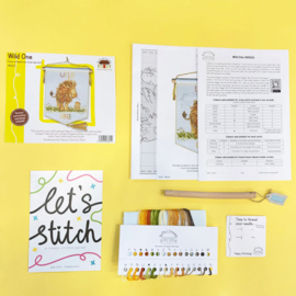 Borduurpakket Kate Garrett - Wild One - Bothy Threads