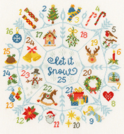 Borduurpakket Bothy Designs - Countdown To Christmas - Bothy Threads