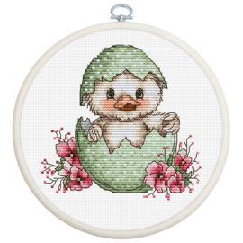 BC238 - Borduurpakket Luca-S - The First Smile Spring - (incl ring)