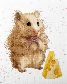 Borduurpakket - Hamster - Momentos Magicos