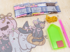480-800 Boo Crew Ornaments / Diamond Painting Kit (5)