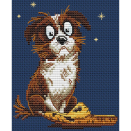8122 - Borduurpakket Friendly Woof! - Collection d'Art