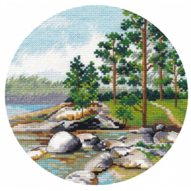 1298 MINIATURE. LADOGA SHORE - OVEN