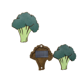 Houten Naaldendoosje Broccoli