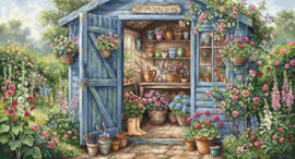 132 - Borduurpakket AVA Stitch - Garden in Bloom - Bloeiende Tuin