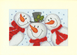 Borduurpakket Julie Oldham - Snowman Selfie - Bothy Threads