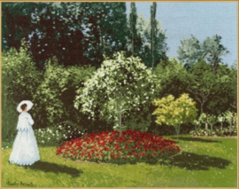 S/MK051 WOMAN IN THE GARDEN SAINTE-ADRESSE