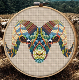 Borduurpakket Mandala Ram - 211 - Awesome Pattern Studio