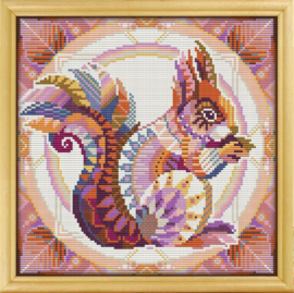 Borduurpakket Mandala Eekhoorn - 255-1 - Awesome Pattern Studio
