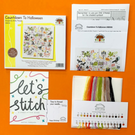 Borduurpakket Bothy Designs - Countdown To Halloween - Bothy Threads