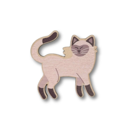 Cat Needle Minder - Siamese - The Crafty Kit Company