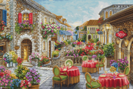 BU5080 Borduurpakket Luca-S - Fiori Caffes - Cafe's in Fiori