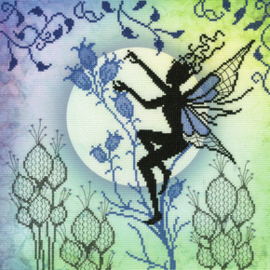 BORDUURPAKKET LAVINA STAMPS' FAIRIES - HAREBELL - BOTHY THREADS