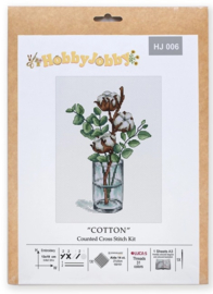 Borduurpakket HobbyJobby - Cotton - Katoen