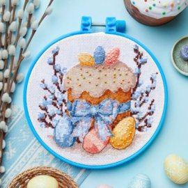 AHM-095 Borduurpakket ABRIS ART - Easter day - Paasdag