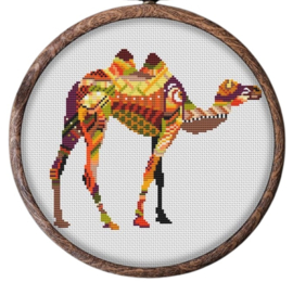 Borduurpakket Mandala Kameel - 285 - Awesome Pattern Studio