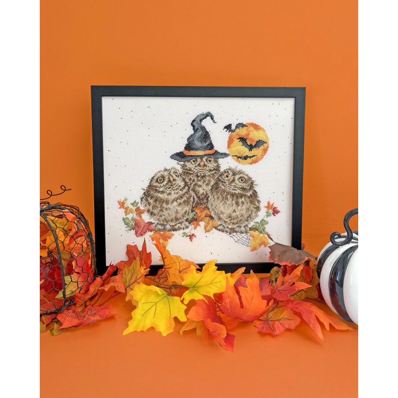 Borduurpakket Hannah Dale - Happy Owl-o-ween - Bothy Threads