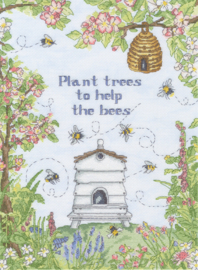 Borduurpakket Amanda Loverseed - Help The Bees- Bothy Threads