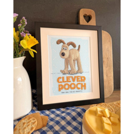 Borduurpakket Wallace & Gromit - Clever Pooch! - Bothy Threads