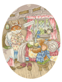 Borduurpakket Simon Taylor-Kielty - Breakfast In Bed - Bothy Threads