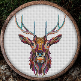 Borduurpakket Mandala Hert - 240 - Awesome Pattern Studio