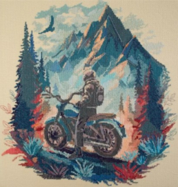 AH-213 Borduurpakket ABRIS ART - Journey into the distance - Reis naar de verte