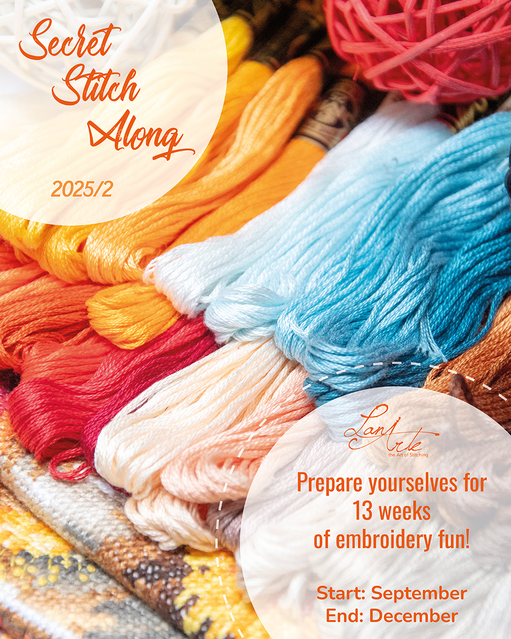 Secret Stitch Along 2025/2 Lanarte WEEFSTOF