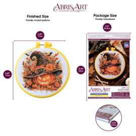 AHM-102 Borduurpakket ABRIS ART - Autumn Mystery - Herfst Mysterie