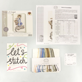 Borduurpakket Hannah Dale - Three's A Crowd - Bothy Threads