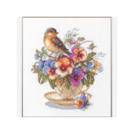 A1025 - Borduurpakket Tea Blossom - Aine