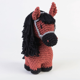 Pony SIENNA - eco barbante - Amigurumi (complete set inclusief haaknaald)