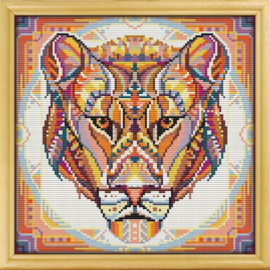 Borduurpakket Mandala Leeuwin - 238-1 - Awesome Pattern Studio