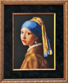 2373 Borduurpakket Girl with a Pearl Earring after J. Vermeer's Painting - RIOLIS