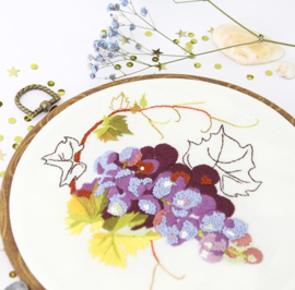 Grapes - Embroidery (Druiven)