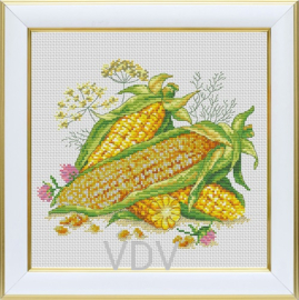 316 - Borduurpakket VDV (gedeeltelijk kraaltjes) - Corn - Mais