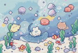 Borduurpakket LETI L10-010 - Under the Sea - Onder de Zee - Letistitch