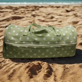 Projectbag - Breitas - Handwerktas - Polka Dots - Groen/Wit