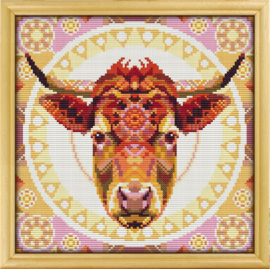 Borduurpakket Mandala Koe - 1159-1 - Awesome Pattern Studio